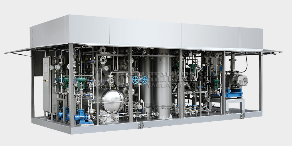 MVR heat pump distillation system experimental machines